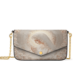 Catholight Rose Halo Devotion Envelope Chain Crossbody Bag