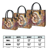 Catholight  Divine Madonna And Child Leather Bag