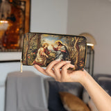 Christ and Mary Magdalene Leather Wallet Purse