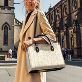 The Ave Maria Pattern Leather Bag