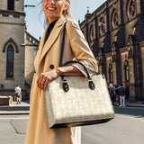 Catholight  The Ave Maria Pattern Leather Bag