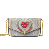 Catholight Immaculate Heart of Mary Elegance Envelope Chain Crossbody Bag