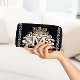 The Divine Monogram Leather Wallet Purse