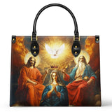 Catholight  Coronation Of Mary Leather Bag