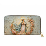 Catholight  The Crescent of Serenity Leather Wallet Purse