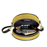 Catholight The Glorious Ascension  Leather Circle Crossbody Bag