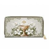 The Holy Eucharist Leather Wallet Purse