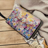 Floral Resurrection Leather Wallet Purse